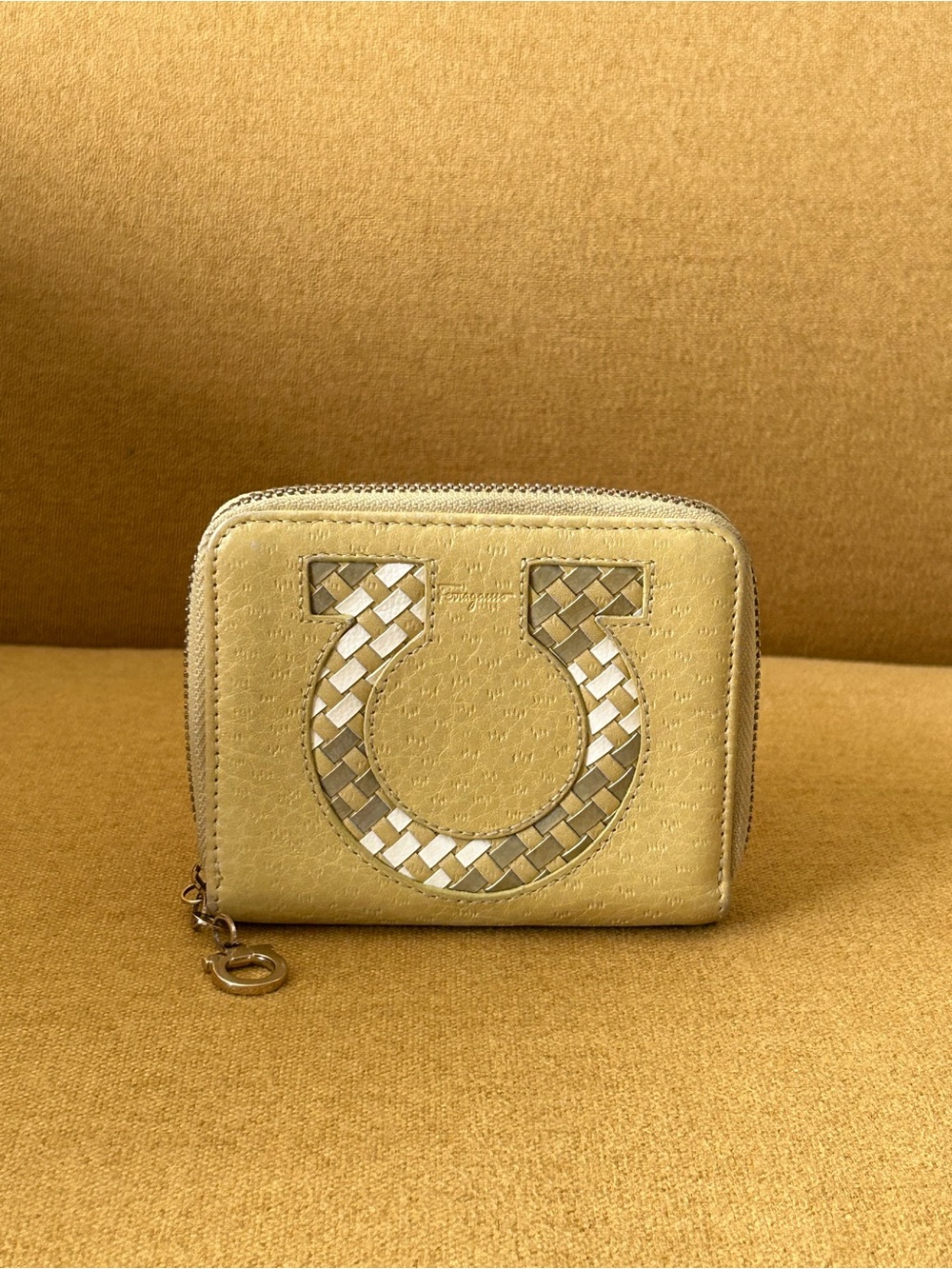 Salvatore Ferragamo Gancini Compact Zip  Wallet
